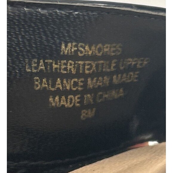 Marc Fisher Smores Black Patent Leather Stiletto Heels size 8M Bridesmaid Ankle - Picture 4 of 9